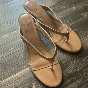 Cove Tan Heeled Sandals for Women